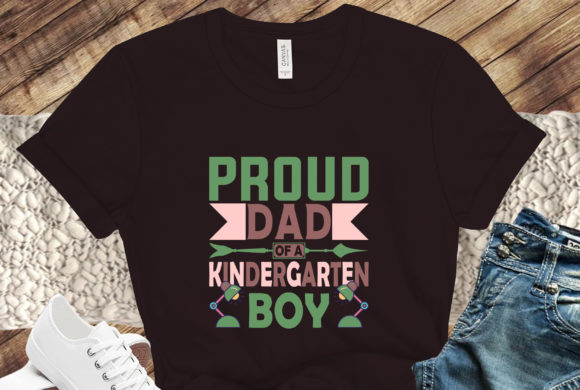 Boy and Father’s Day T-Shirt Design: A Versatile Graphic for Print Templates