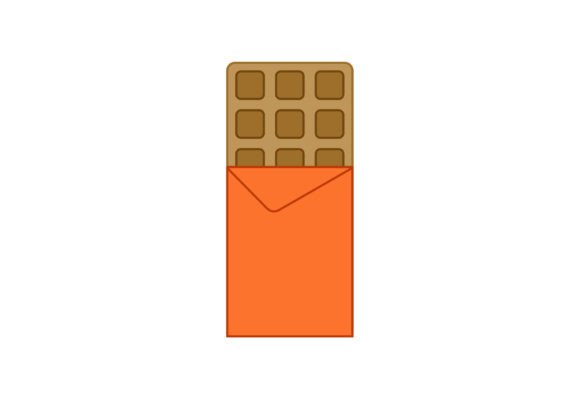 Chocolate Bar Colored Art