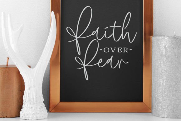 FAITH over FEAR, Christian SVG Graphics and Crafts