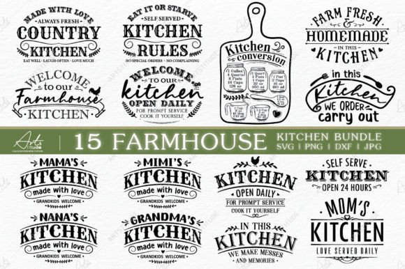 Farmhouse Kitchen Budle SVG DXF: A Practical Design Review
