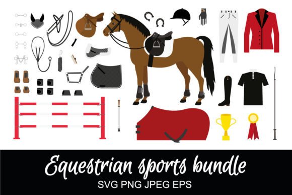 Horse Graphic Design Assets for Real-World Crafting and Illustrations