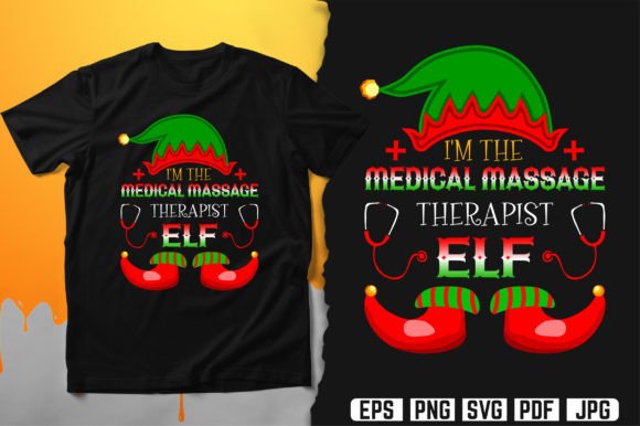 I’m the Medical Massage Therapist Elf: A Versatile Graphic Design Freebie