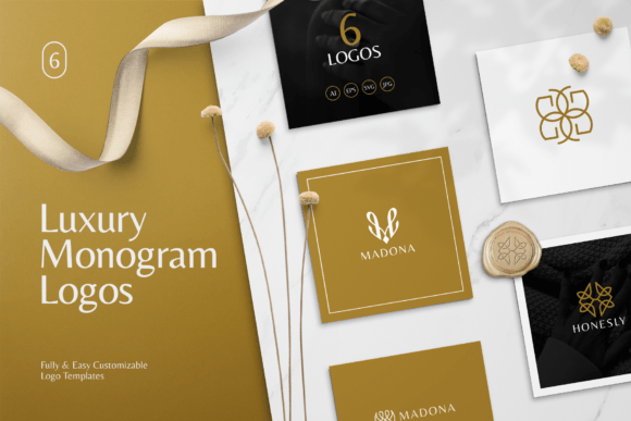 Luxury Monogram Logo Template Review: Real-World Embroidery Insights