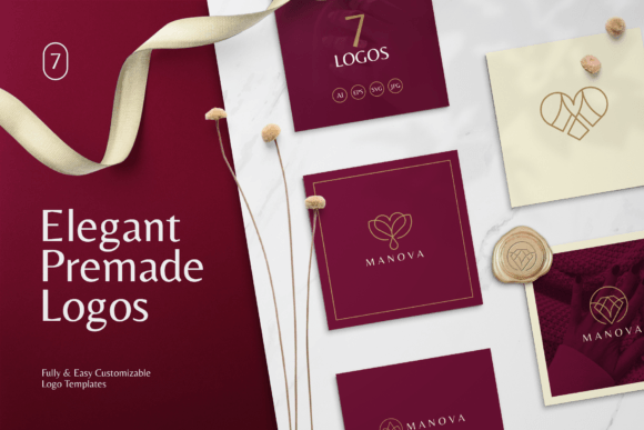 Manova Logo: Graphics and Logos for Digital Sellers