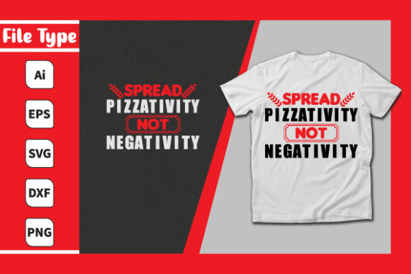 Spread Pizzativity Not Negativity: A Versatile SVG Graphic for Branding and Print Templates