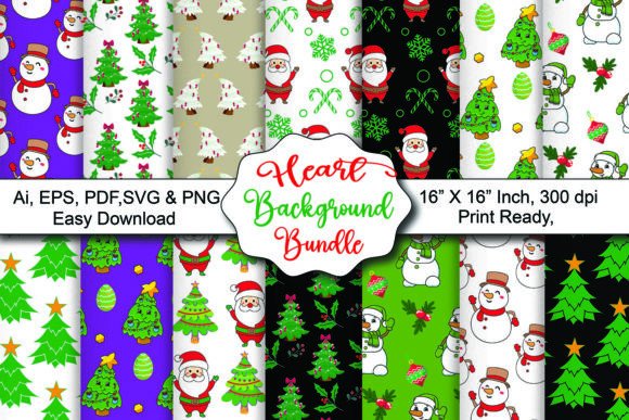 Winter Christmas Graphics & Patterns