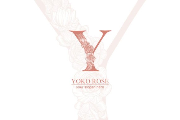 Y Logo, Floral Graphics for Logos